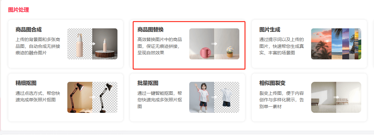 商品图替换